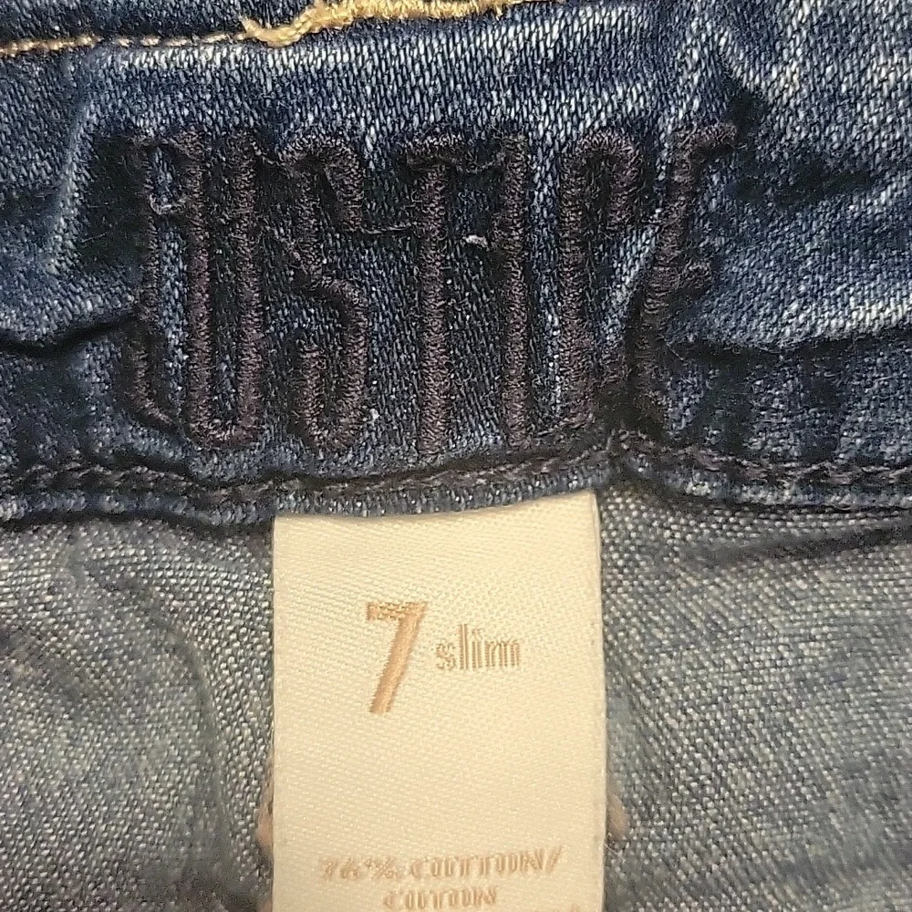 JUSTICE DENIM OVERALLS (SLIM 7)